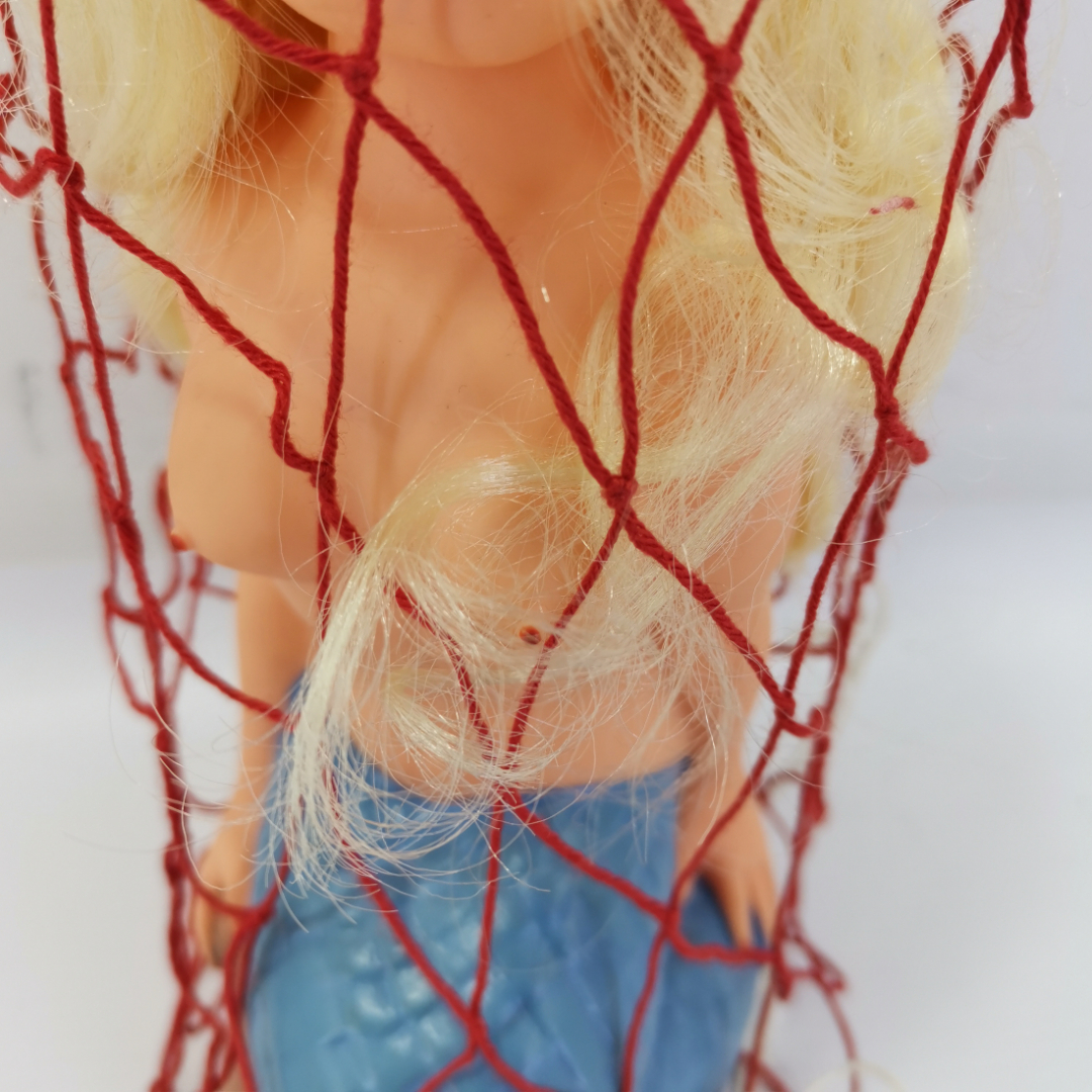 Кукла "Русалка в сетях", резина. ГДР. Картинка 10